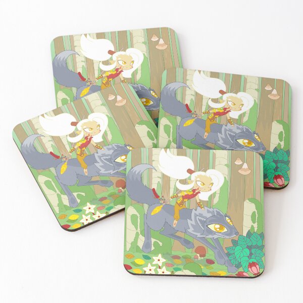Item preview, Wolf Rider - through the old ruins designed and sold by Patterns and critters.