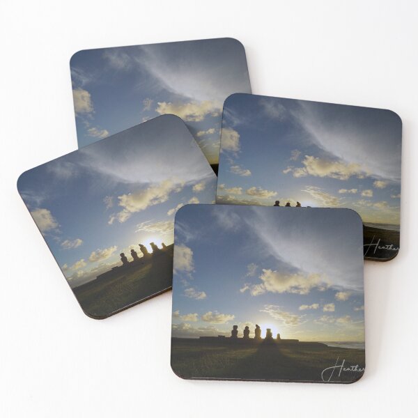 Item preview, Easter Island at sunset designed and sold by For The Love Of Travel.
