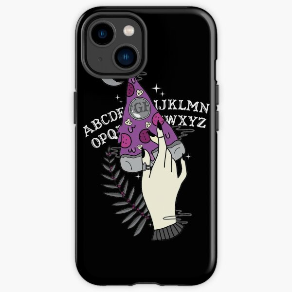 Ouija Pizza Black iPhone Tough Case