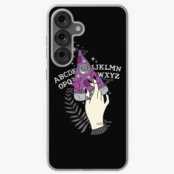 Vista previa del artículo con la obra «Ouija Pizza Negra», diseñado y vendido por prouddaydreamer.