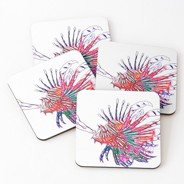 Item preview, abstract lion fish designed and sold by NandoArtDesign.