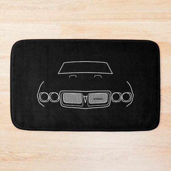Item preview, 1969 vintage Pontiac Firebird outline graphic (white)  designed and sold by soitwouldseem.