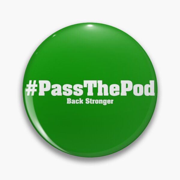 Item preview, #PassThePod | That Peter Crouch Podcast | White Print designed and sold by SJ Designs.