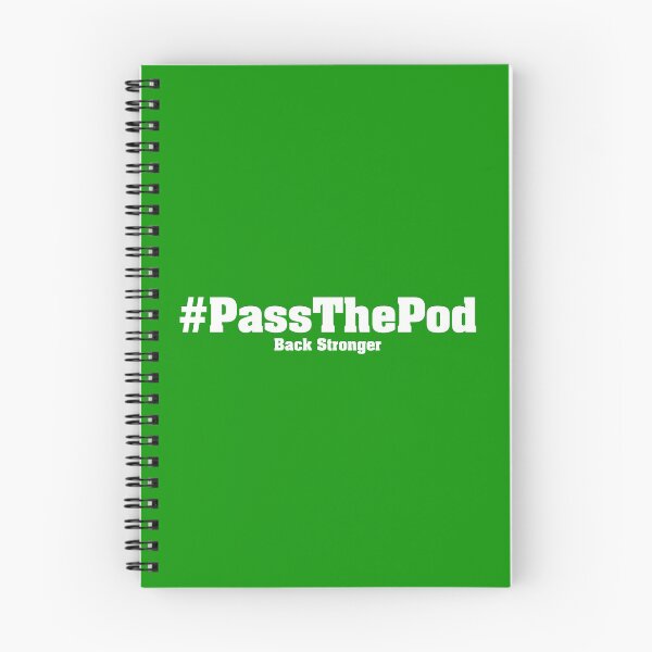 Item preview, #PassThePod | That Peter Crouch Podcast | White Print designed and sold by SJ Designs.