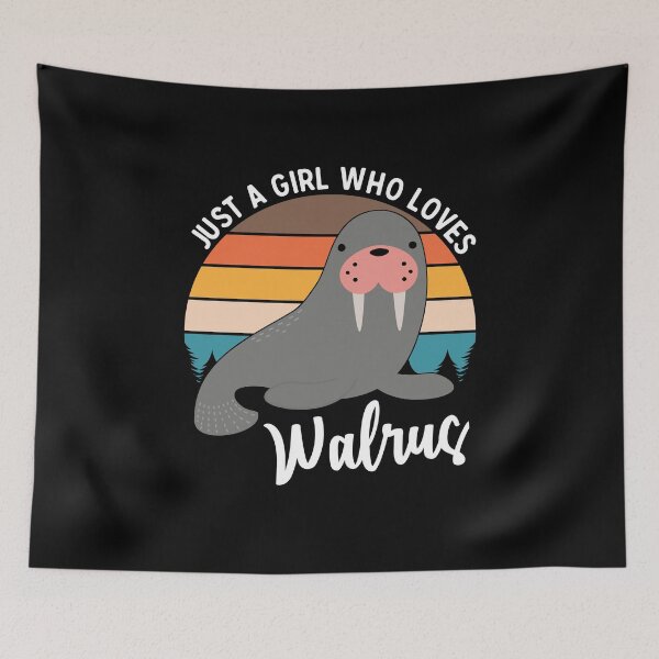 Item preview, Just A Girl Who Loves Walrus designed and sold by WYGSTORE.