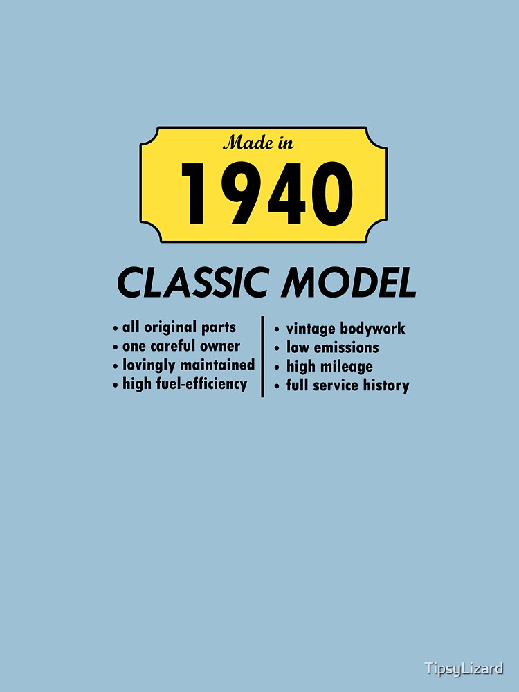 Made in 1940 by TipsyLizard