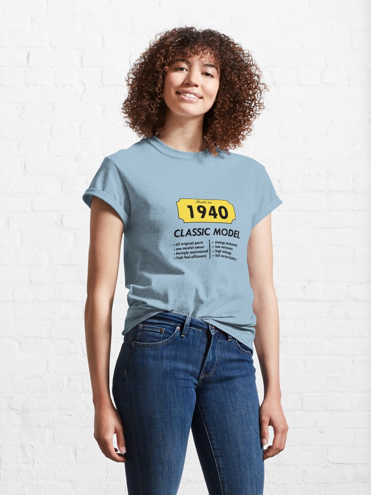 Alternate view of Made in 1940 Classic T-Shirt