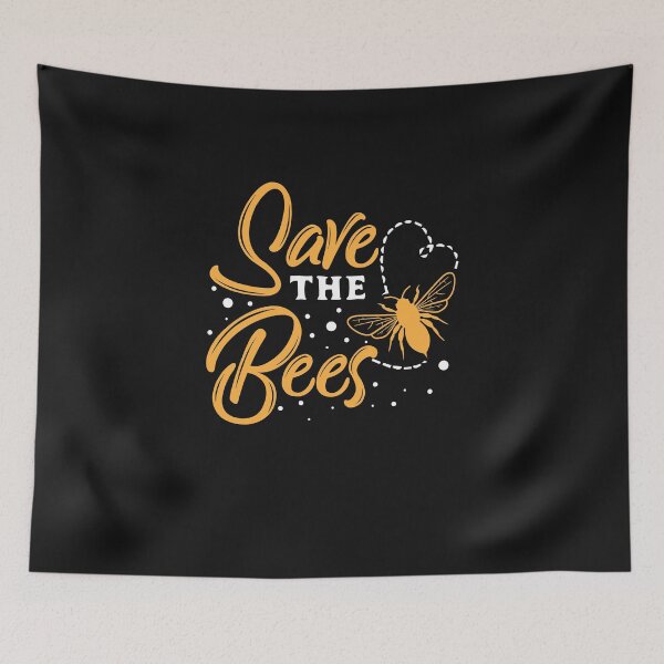 Item preview, Save the bees beekeepers saying gift idea designed and sold by Evelyn Bitter.