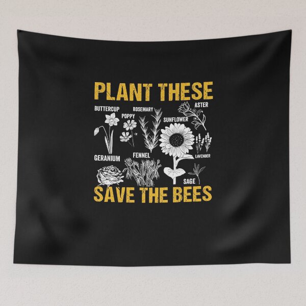 Item preview, Save the bees beekeepers saying gift idea designed and sold by Evelyn Bitter.