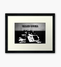 Game Over Framed Print