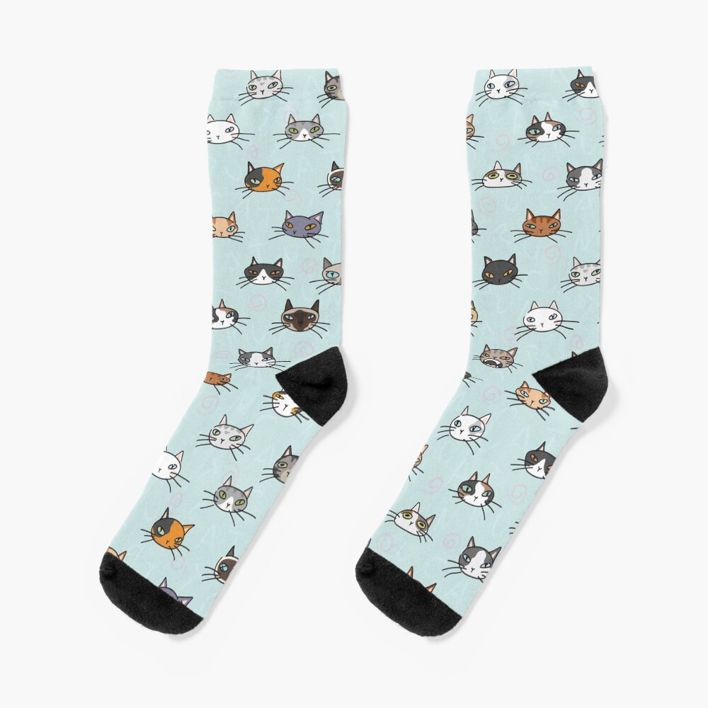 Cats crowd. That's all it is about Socks