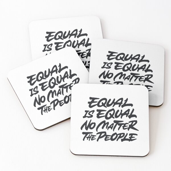 Item preview, Equal is equal no matter the people designed and sold by Zagach Letters.