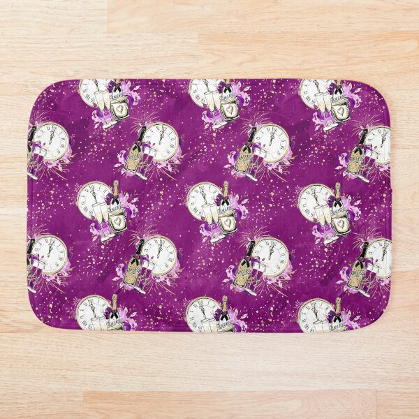 Midnight & Champagne Bath Mat