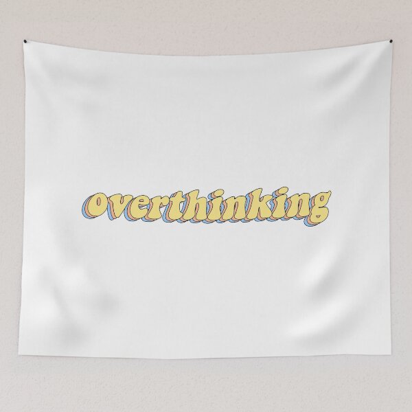 Item preview, overthinking designed and sold by crayonwords.