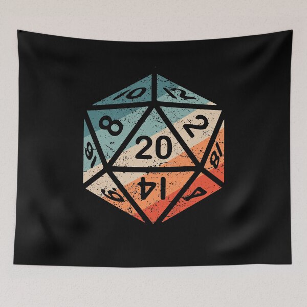 Item preview, Dungeons board game Dice Dragons Retro designed and sold by PandaPope.