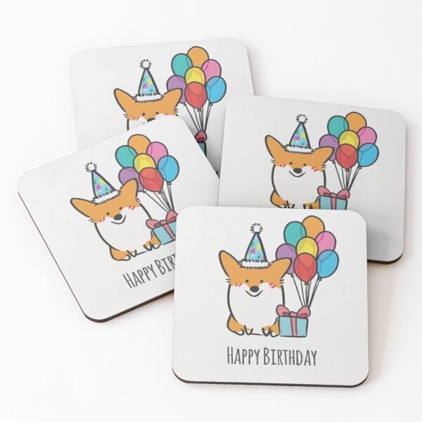 Item preview, Happy Birthday Corgi designed and sold by JAKE7.