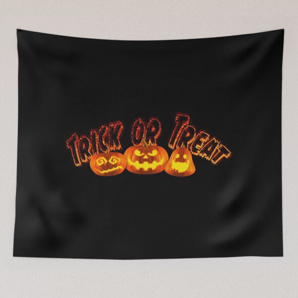 Item preview, Trick or Treat, pumpkin with lettering designed and sold by Nicole Bleck.