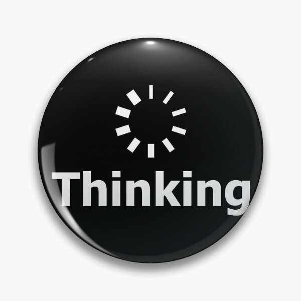 Item preview, Thinking, loading wheel icon designed and sold by MerchHouse.