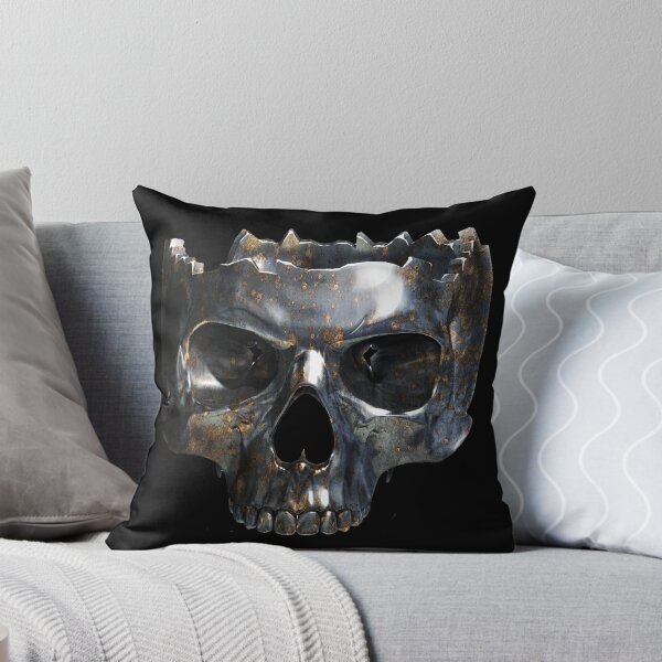 Item preview, half skull in silver designed and sold by Nicole Bleck.