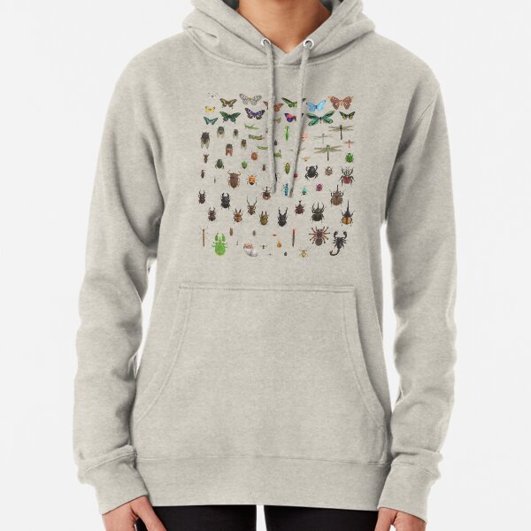 Animal Crossing New Horizons Critterpedia Insects Complete Taxonomy Pullover Hoodie