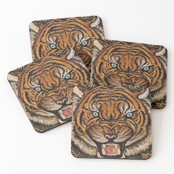 Item preview, Tiget Tiger / Exotic / Growling Tiger Face / Indian Tiger / Blue Eyed Tiger / designed and sold by artenvironments.