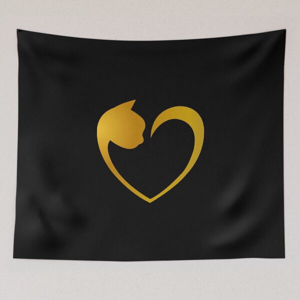 Item preview, Cats My heart beats for cats designed and sold by EllenTune.