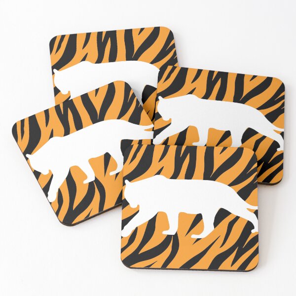 Item preview, Tiger pattern stipes silhouette. designed and sold by NikRon.