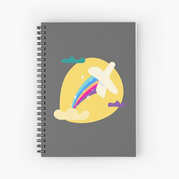 Colourful Letter X Spiral Notebook