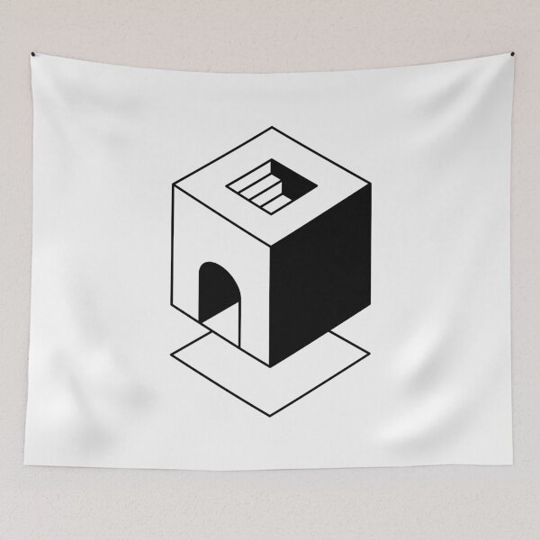 Item preview, Minimalism house, geometric, abstract designed and sold by DerSenat.