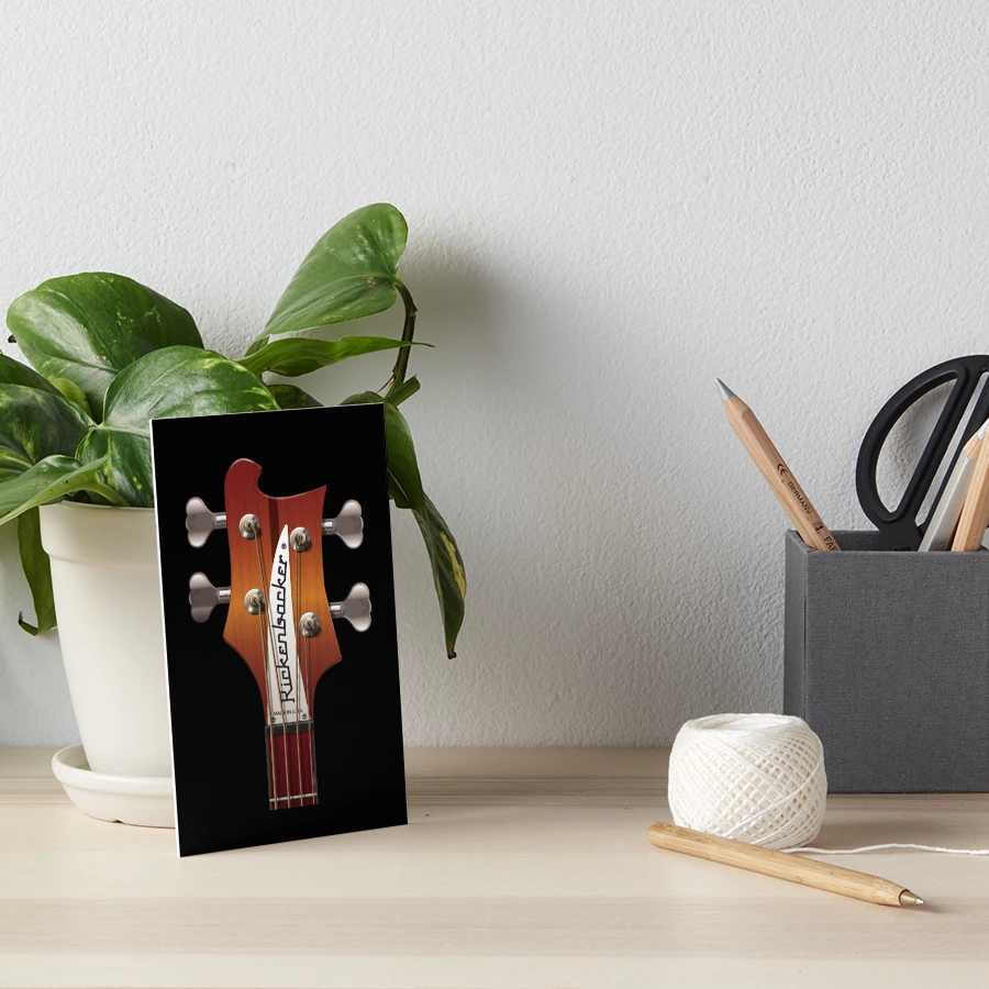 GUITAR HEADSTOCK ART - RICKENBACKER 4003 BASS