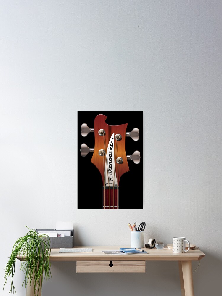 GUITAR HEADSTOCK ART - RICKENBACKER 4003 BASS