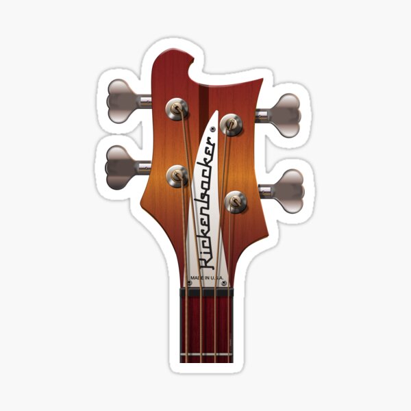 GUITAR HEADSTOCK ART - RICKENBACKER 4003 BASS Sticker