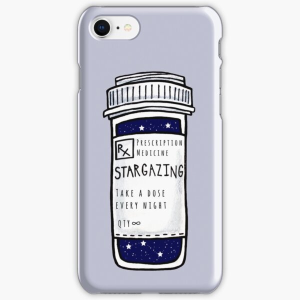 stargazing prescription pill bottle sticker iPhone Snap Case