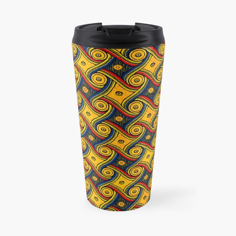 The Vintage Gally Carpet From LAX Marriott Larger Print Travel Coffee Mug
