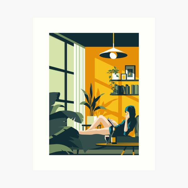 Item preview, The Blue Hat Girl / Stay Home designed and sold by Roland Bánrévi.