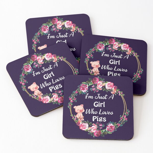 Item preview, I'm Just A Girl Who Loves Pigs Farm  designed and sold by SparkleLiveLife.