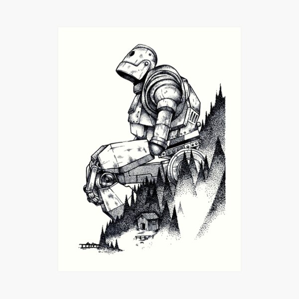Iron Giant Art Print