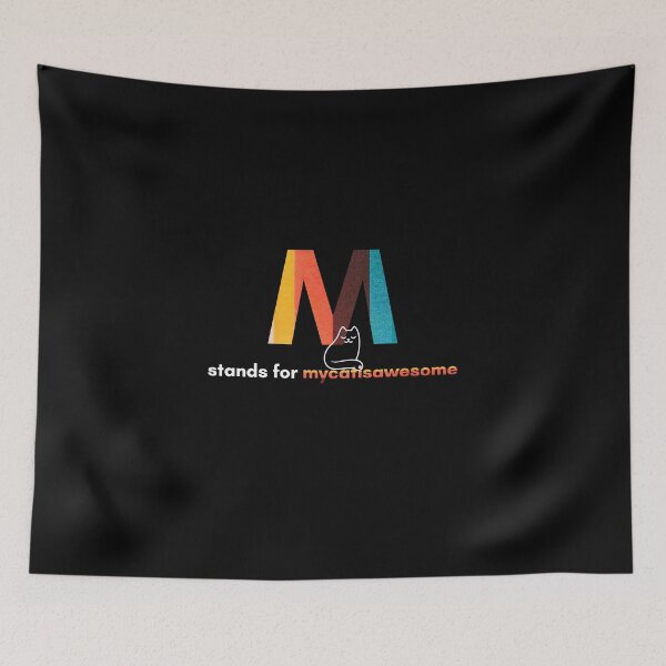 Item preview, M stands for my cat is awesome designed and sold by arrogantdesign.