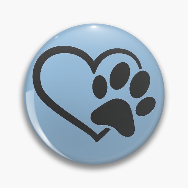 Item preview, Paw Heart Blue designed and sold by aradevon.