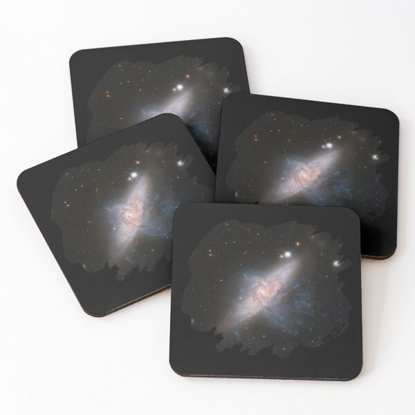 Item preview, Spiral Galaxy Alignment Beautiful Cosmic Collision of Galaxies designed and sold by TNDesignStudio.