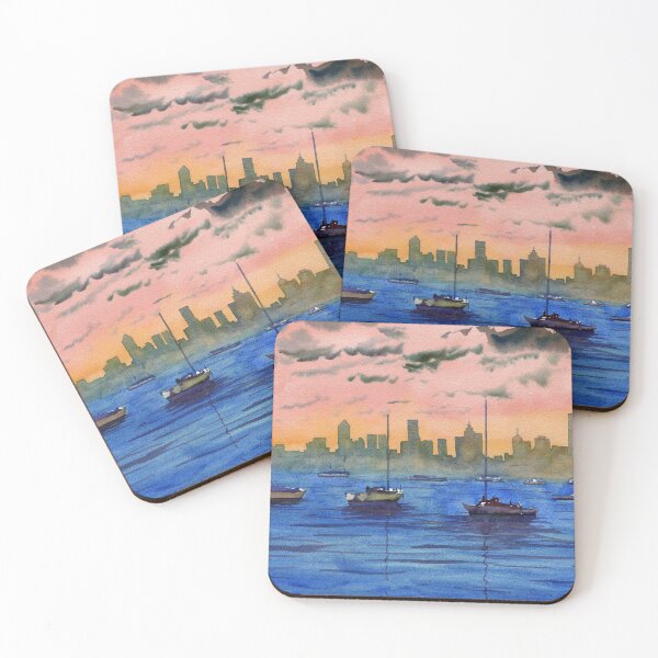 Item preview, Williamstown - Melbourne Skyline designed and sold by darrenyeoart.