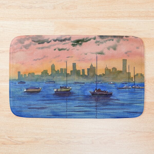Item preview, Williamstown - Melbourne Skyline designed and sold by darrenyeoart.