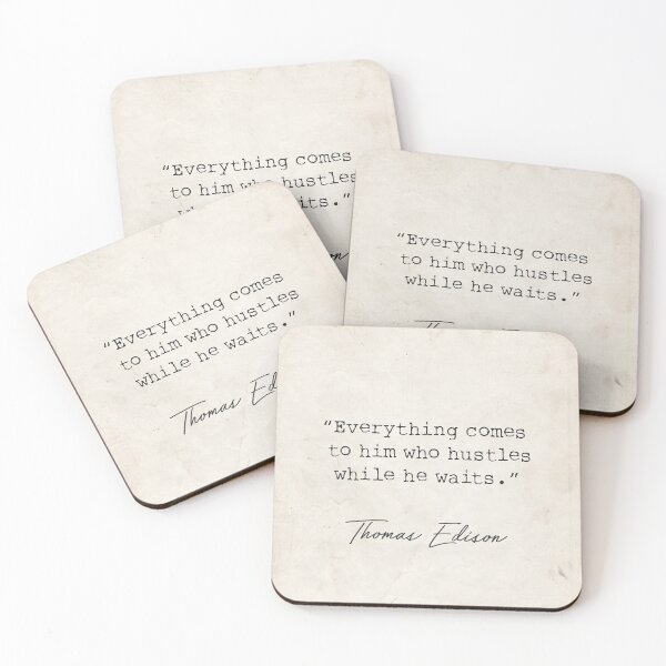 Item preview, Thomas Edison Great quote 2 designed and sold by Ariana Mila -  Awesome quotes.