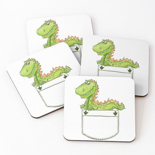 Item preview, Dinosaur Dino T-Rex in the pocket designed and sold by JeniLoArt.