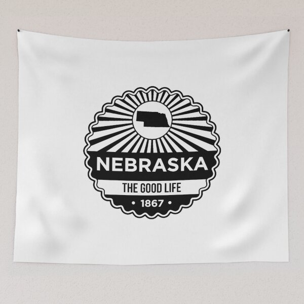 Item preview, Nebraska State Motto design - The Good Life designed and sold by jakehughes2015.