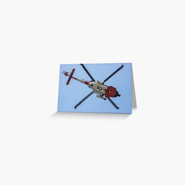 California Coast Guard in Action Greeting Card