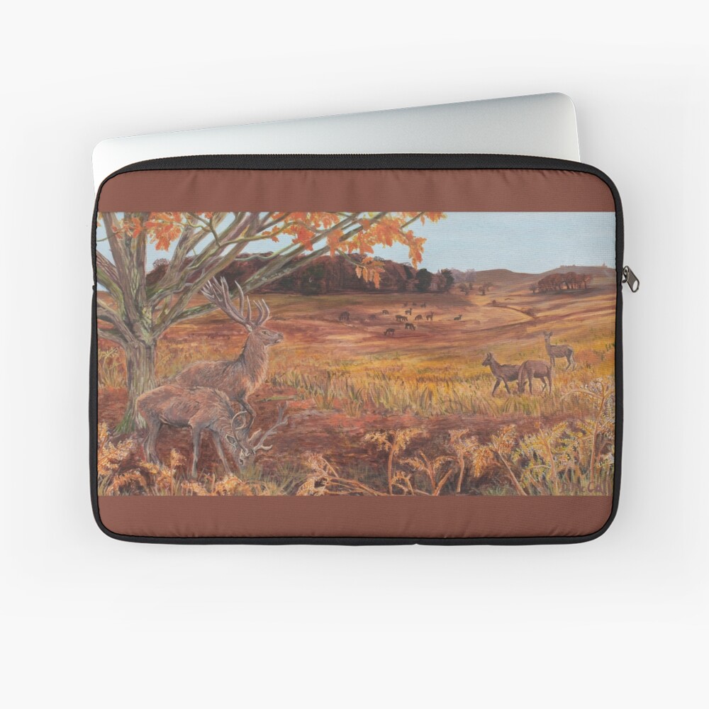 Red Deer at Bradgate Park Laptop Sleeve