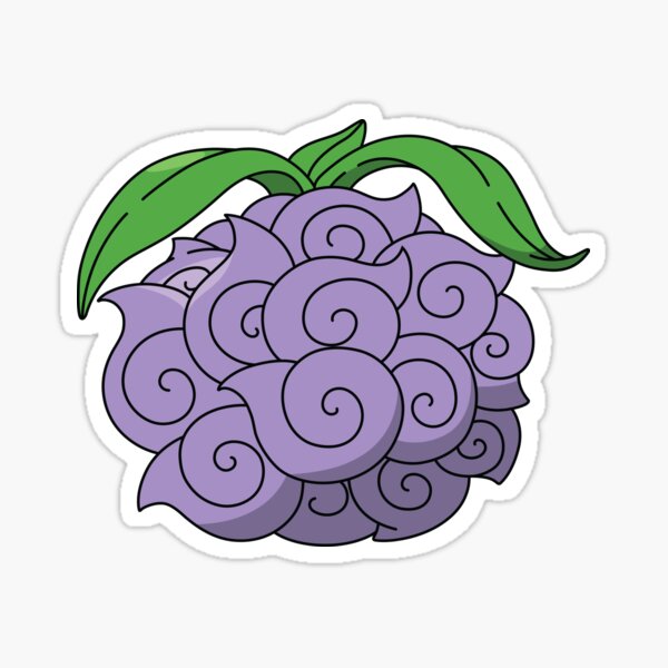 Devil Fruit Stickers Redbubble - yami yami no mi devil fruit dark dark fruit roblox one