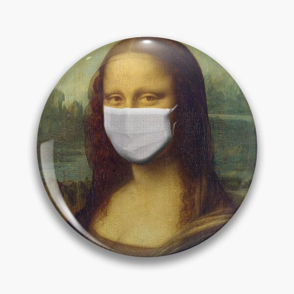 Aperçu de l'œuvre Monalisa Covid Mask T-shirt le plus vendu créée et vendue par fomodesigns.