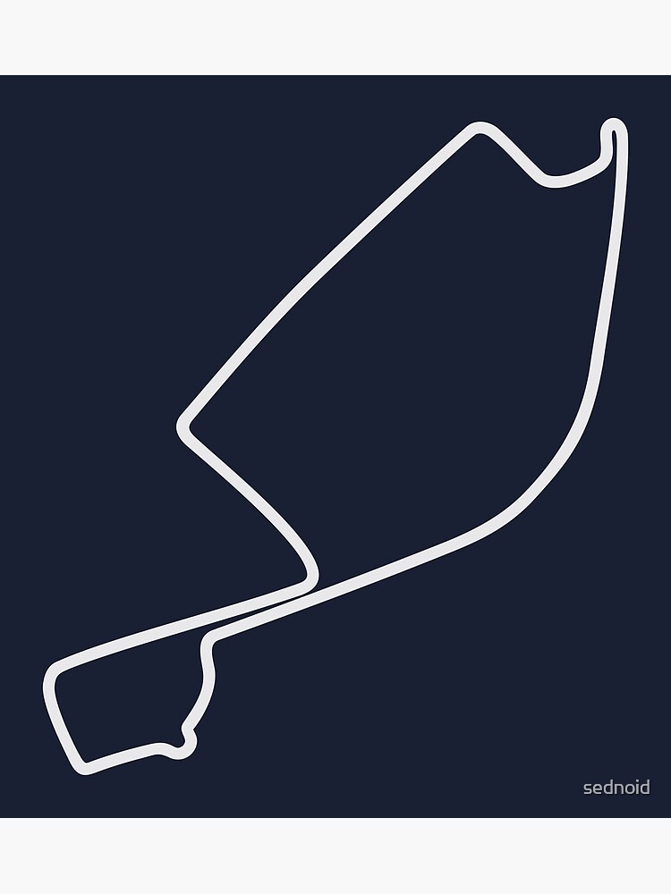 Póster «Circuito de Long Beach Street [esquema]» de sednoid Redbubble